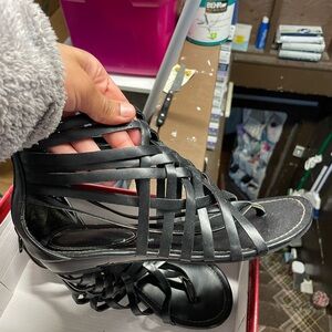 Black Strappy Sandals